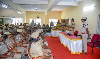 காவலர்களின் குறைகளை பொறுமையாக கேட்டறிந்து களையுங்கள்! கோவை எஸ்.பி.அட்வைஸ்!