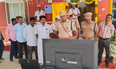 ராஜபாளையத்தில் போக்குவரத்து காவல் நிலைய புதிய கட்டிடம்!டிஜிபி திறந்தார்!!