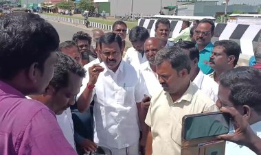 அதிமுக சுவர் விளம்பரம் எழுதக்கூடாதா? திமுக மட்டும் எழுதலாமா? அதிகாரியால் எழுந்த களேபரம்!!