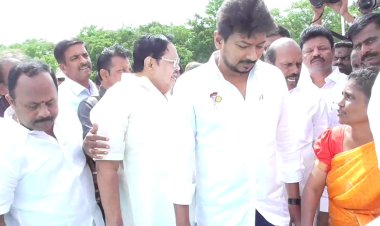 துரைமுருகனை ஏமாற்றிய அதிகாரிகள்!நீச்சல் குளத்தை பார்வையிட்டஅமைச்சர் உதயநிதி ஸ்டாலின்