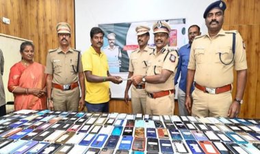 ஒர்கவுட் ஆன காவல் துறையின் "செல் டிராக்கர்" 94862-14166 வாட்ஸ்அப்! 162 செல்போன்கள் மீட்பு!