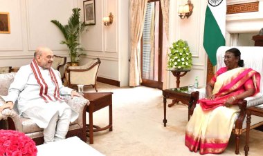 இந்தியா கூட்டணியை முந்திக்கொண்ட அமித்ஷா! ஜனாதிபதியுடன் திடீர் சந்திப்பு!