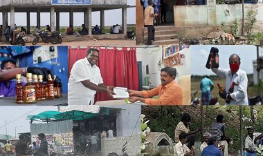   சரக்கு "பார்" ஆக மாறிய இராணிப்பேட்டை பாலாறு!