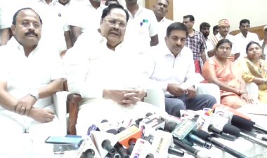 கர்நாடக அரசு ஸ்கூல் குழந்தைகள்!! நில அளவீடு செய்வதால் மட்டும் அணையை கட்டிவிட முடியாது! அமைச்சர் துரைமுருகன் பேட்டி!