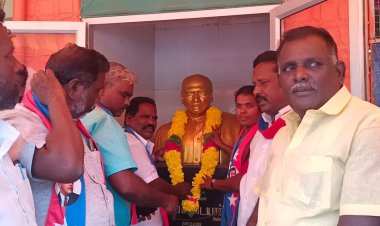 விசிக வின் திடீர் மாலை மரியாதை!!