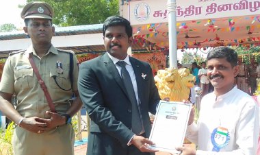 நல்லடக்கம் செய்யும் யோகா ஆசிரியர்!  பாராட்டு சான்றிதழ் வழங்கிய திருச்சி கலெக்டர் பிரதீப் குமார்!