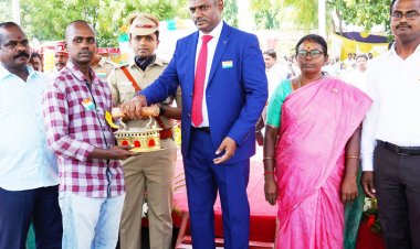 274 பல்துறை அரசு அலுவலர்கள், காவலர்கள், மருத்துவர்களுக்கு சான்றுகள்! திருப்பத்தூர் கலெக்டர் பாஸ்கர பாண்டியன் வழங்கினார்!