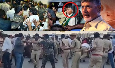 சந்திரபாபு நாயுடு ராஜமுந்திரி சிறையில் அடைப்பு! ஆந்திராவில் வன்முறை!!