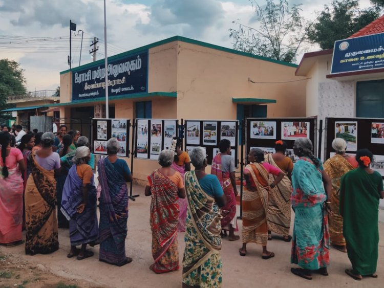  பி.ஆர். ஓ.அலுவலகம் சார்பில் புகைப்படக்கண்காட்சி! மக்கள் ஆர்வம்!!
