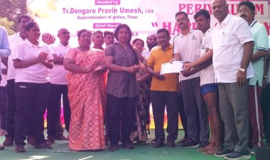 காவல்துறை சார்பில் நடத்தப்பட்ட " ஹாப்பி சண்டே மாரத்தான்!