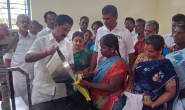 ரேஷன் கடையை சட்டமன்ற உறுப்பினர் இரா.காமராஜ் திறந்துவைத்தார்!