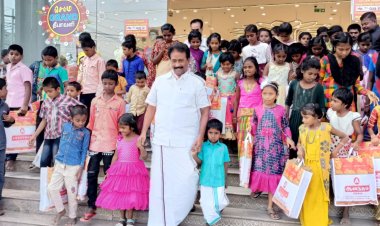 மூன்று மாத சம்பள பணத்தில் 231 குழந்தைகளுக்கு தீபாளி டிரெஸ்! ஜவுளிக் கடைக்கு அழைத்துச்சென்று சட்டமன்ற உறுப்பினர் அசத்தல்!