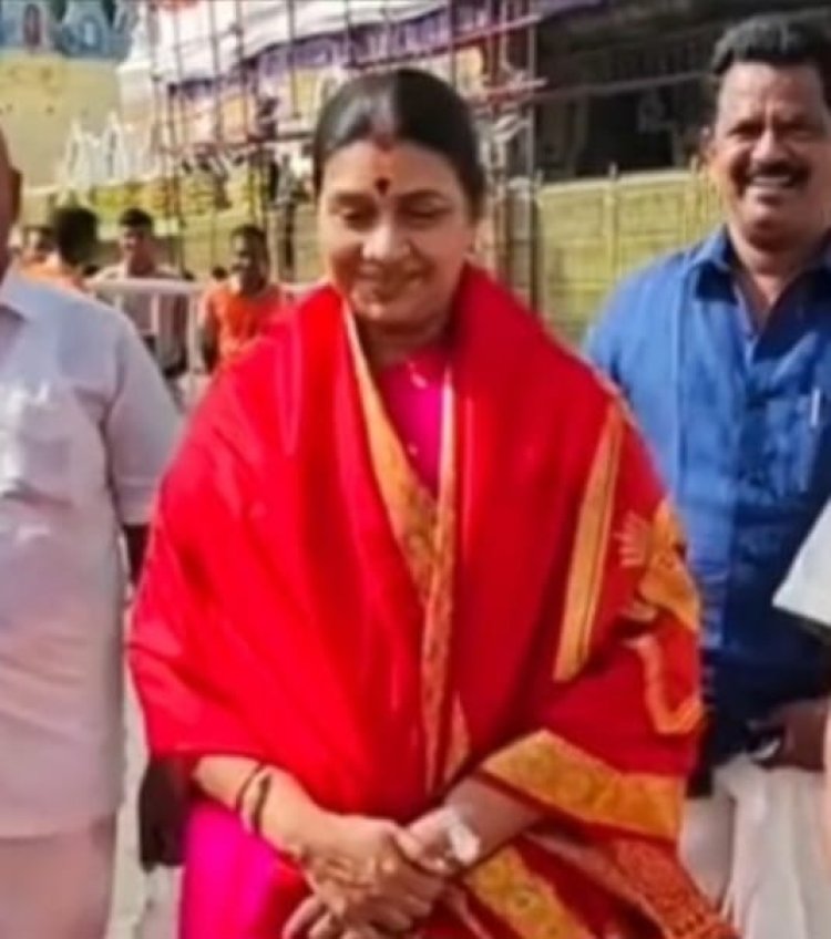 திருப்பதிக்கு சென்ற துர்கா ஸ்டாலின்!
