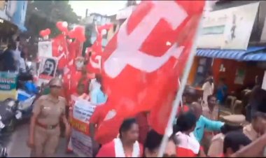 அனுமதியின்றி ஊர்வலம் சென்றதால் மா.கம்யூ-க்கள் மீது வழக்கு! போலிசாருக்கு எதிராக அடாவடி!