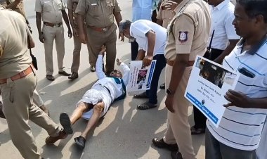 இழுத்துச் செல்லப்பட்ட போராட்டக்காரர்கள்!