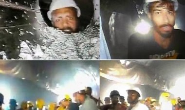 சுரங்கபாதைக்குள் சிக்கியவர்கள் பத்திரமாக உள்ளனர்! பைப் வழியாக உணவு மருந்து!