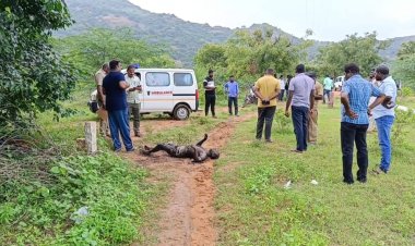 பாதி எரிந்த நிலையில் ஆண் சடலம்! யார் அவர்?