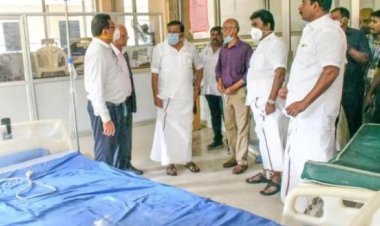 சேலம் மருத்துவமனையில் மின் கசிவால் தீவிபத்து! நோயாளிகளை இடம் மாற்றியதில் ஒருவர் பலி! போராட்டம்!!