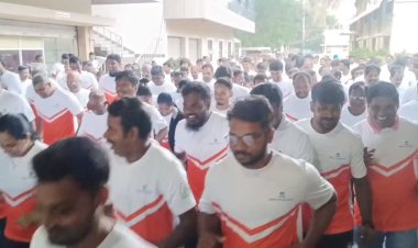 காலனி தொழிலார்களுக்கு நடத்தப்பட்ட மாரத்தான்!