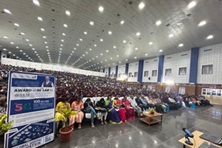 எஸ்.ஆர்.எம்- ல் விரைவில் 5ஜி நெட் ஒர்க்ஆய்வகம் - பிரதமர் மோடி அறிவிப்பு .!