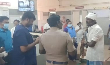 அரசு மருத்துவரை தாக்கிய போதை ஆசாமி! சமாளிக்க முடியாமல் தவித்த போலிஸ்! கைகொடுத்த மக்கள்!