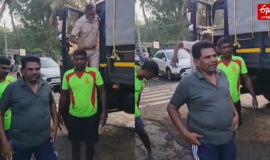 மூன்று நாட்கள் வெள்ளத்தில் சிக்கிய அமைச்சர்! காப்பாற்றிய டிஐஜி!