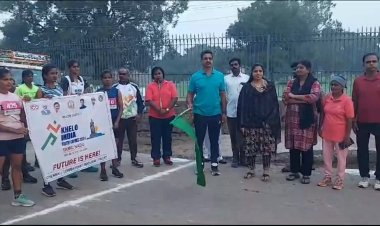 வேலூரில் கேளோ இந்தியா விழிப்புணர்வு மாராத்தான் போட்டி!