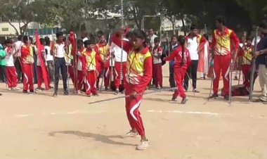 850 பேர் பங்கேற்ற சிலம்பம் - சுருள் போட்டி!