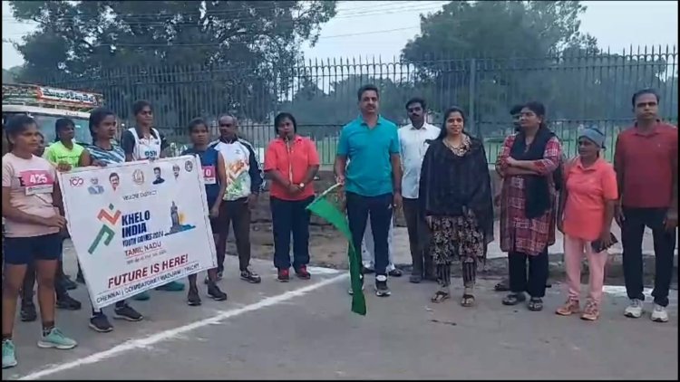 வேலூரில் கேளோ இந்தியா விழிப்புணர்வு மாராத்தான் போட்டி!