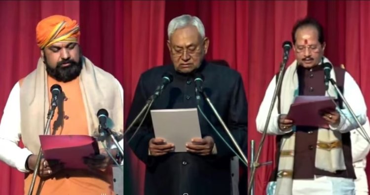 இந்தியா கூட்டணியை கலங்கடித்த நிதிஷ்குமார்! பாஜக ஆதரவுடன் 9-வது முறையாக முதல்வரானார்!