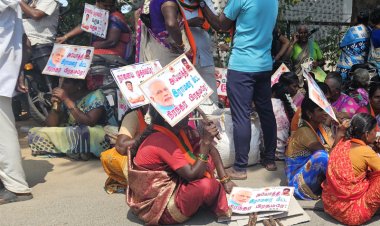 அண்ணாமலை நாங்க ரொம்ப நேரமா காத்திருக்கிறோம் சீக்கிரம் வாங்க! மைக்கில் சவுண்டுவிட்ட பாஜக தொண்டர்!  "ஓ" போட்ட ராணிப்பேட்டை காவல் துறை!