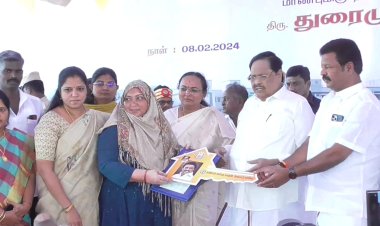 வீடு கேட்கும் பயணாளிகளின் பட்டியலை என்னிடம் அனுப்பிவைத்த பிறகே முடிவு செய்யனும்! அமைச்சர் துரைமுருகன் பேச்சு!