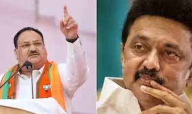 திமுக தலைவர்களை எம்.பி.களாக டெல்லிக்கு வரவிடக்கூடாது! ஜெ.பி.நட்டா ஆவேச பேச்சு!