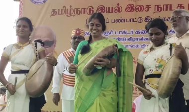 பறை இசை வாசித்த இராணிப்பேட்டை கலெக்டர்!