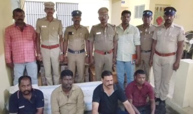 லாரி சரக்குகளை கடத்த முயன்றவர்கள் கைது!