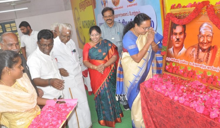 மாணவர்கள் நல்வழி பெற தமிழை படியுங்கள்! வேலூர் கலெக்டர் அட்வைஸ்!