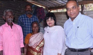 ரயில் விபத்தை தடுத்த தம்பதியருக்கு பகவதி ரயில் நிலையத்தில் பாராட்டு விழா!