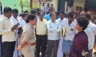 ரேஷன் கடை அமைக்க எதிர்ப்பு தெரிவித்த ஆக்கிரமிப்பாளர்! பெண் இன்ஸ்பெக்டரின் துரித நடவடிக்கையால் மோதல் தவிர்ப்பு!