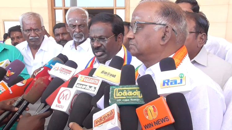 மக்களுக்கு நன்மை செய்ய ஜெகத்ரட்சகன் போட்டியிடவில்லை... சொத்தை காப்பாற்றிக் கொள்ளவே எம்பி பதவியை அடைய விரும்புகிறார்! பாமக வேட்பாளர் பேட்டி!