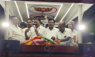 என்னை எம்பியாக அனுப்புங்கள் மந்திரியாக வருகிறேன்! வாக்கு சேகரிப்பில் பாஜக வேட்பாளர் ஏசி சண்முகம்!