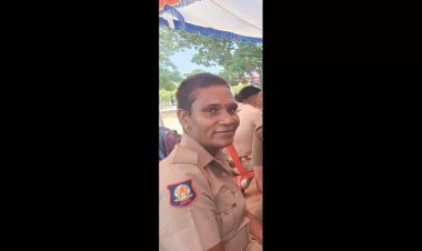 பணிமுடிந்து திரும்பிய பெண் போலிஸ் விபத்தில் சிக்கினார்!