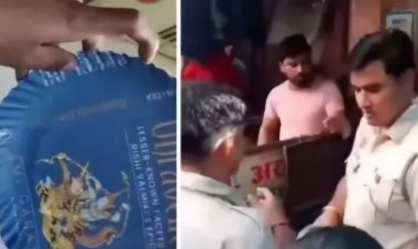 பிரியாணி பிளேட்டில் இராமர் படம்...இது நியாயமா?