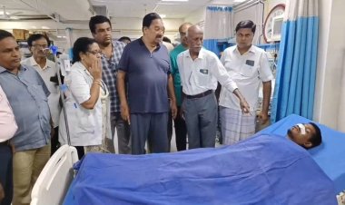 18 பேர் உயிர் தப்பினர்! அமைச்சர் காந்தி நலம் விசாரித்தார்!