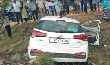 திமுக எம் .எல். ஏ.வின் மகள் விபத்தில் சிக்கினார்!