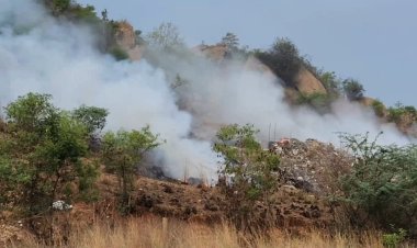 ஒப்பந்ததாரரின் அடாவடியால் குப்பை எரிந்து மக்கள் அவதி!