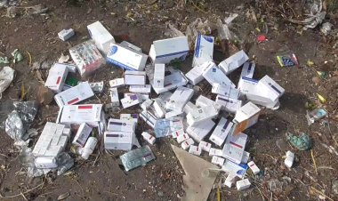 ஏரியில் கொட்டப்படும் எக்ஸ்பரி மருந்துகள்!