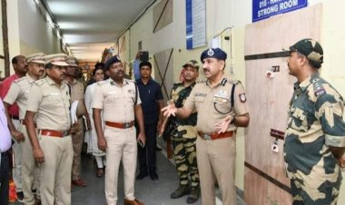 காலை 6 மணி முதல் வெற்றி  சான்று வழங்கும்வரை போலிஸ் பாதுகாப்பு! சகஜ நிலைக்கு திரும்பும்வரை அங்கேயே இருக்கனுமாம்!