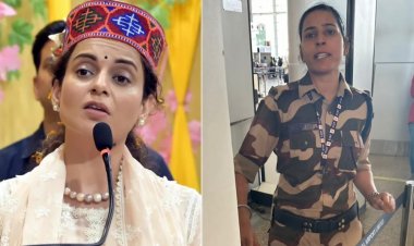 கங்கனா ரனாவத் கன்னத்தில் “கை சின்னத்தை” பதித்த வீர மங்கை சஸ்பெண்ட்! போராடப் போகும் விவசாயிகள்!