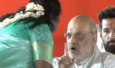 நாயுடு பதவியேற்பு விழாவில் தமிழிசையை விரல் நீட்டி என்ன சொன்னார் அமித் ஷா!