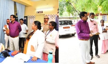 திடீர் ஆய்வு நடத்திய திருப்பத்தூர் ஆட்சியர்! பதறிய அதிகாரிகள்!